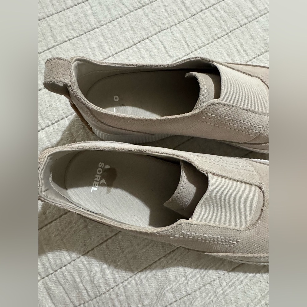 Sorel Women's Slip-On Sneakers in Light Beige - Picture 3 of 7